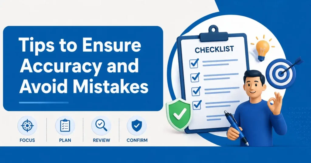 Tips to Ensure Accuracy and Avoid Mistakes