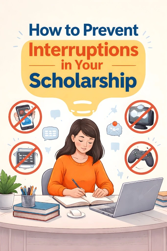 How to Prevent Interruptions in Your Scholarship