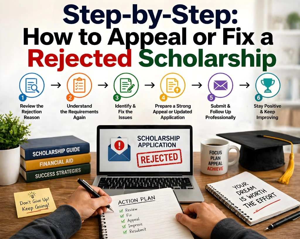 Step-by-Step: How to Appeal or Fix a Rejected Scholarship