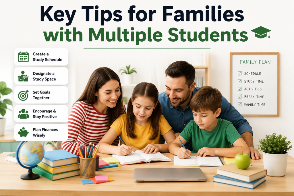 Key Tips for Families with Multiple Students