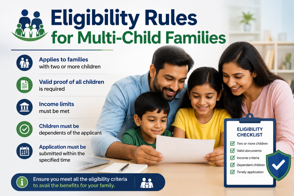 Eligibility Rules for Multi-Child Families