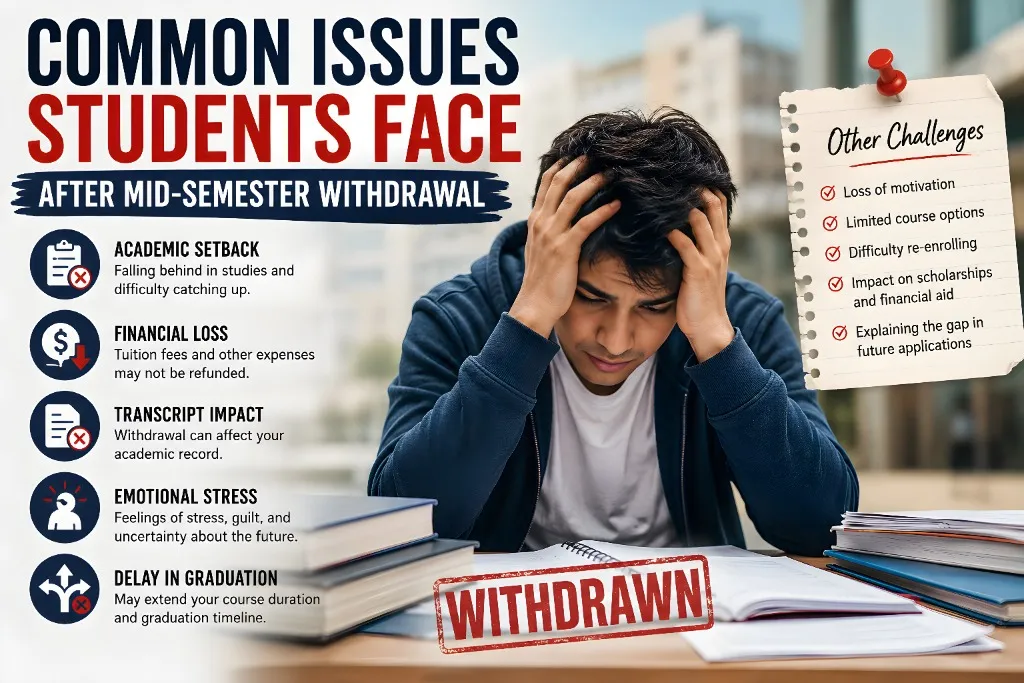 Common Issues Students Face After Mid-Semester Withdrawal