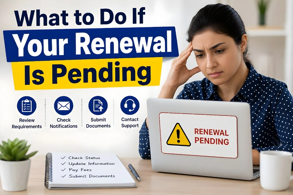 What to Do If Your Renewal Is Pending
