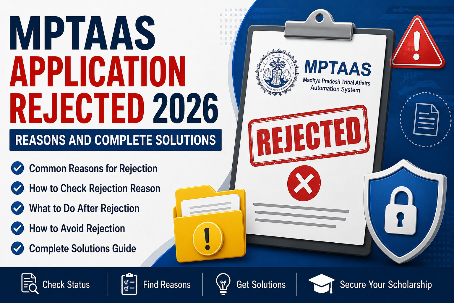 MPTAAS Application Rejected 2026 reasons and solutions